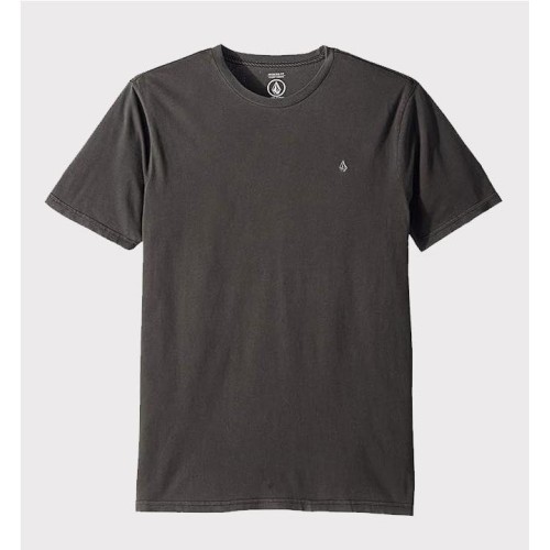 VOLCOM SOLID STONE EMB TEE NEGRO