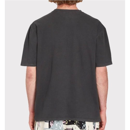 VOLCOM SOLID STONE EMB TEE NEGRO 2
