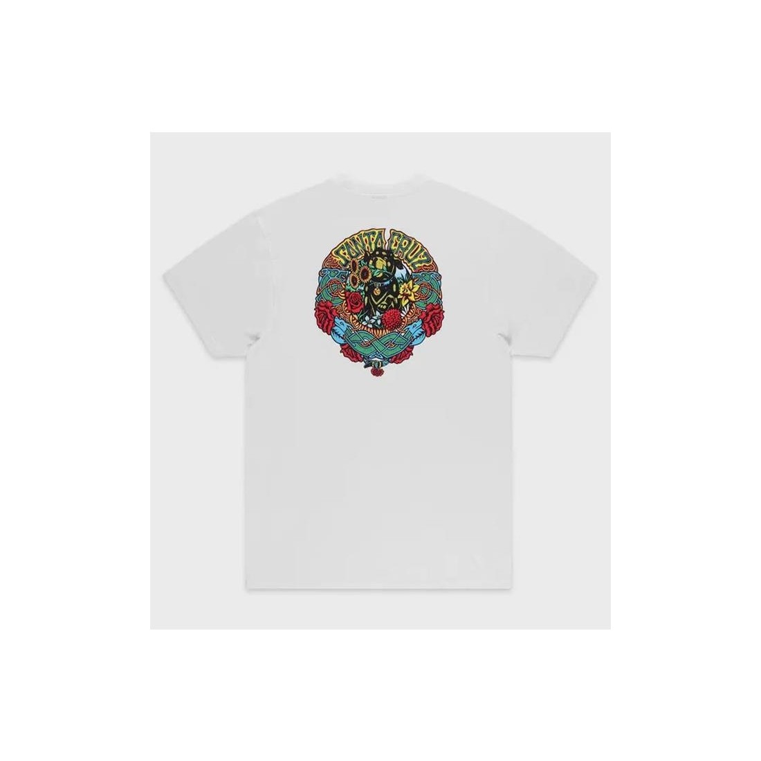 SANTA CRUZ DRESSEN MASH UP TEE BLANCO