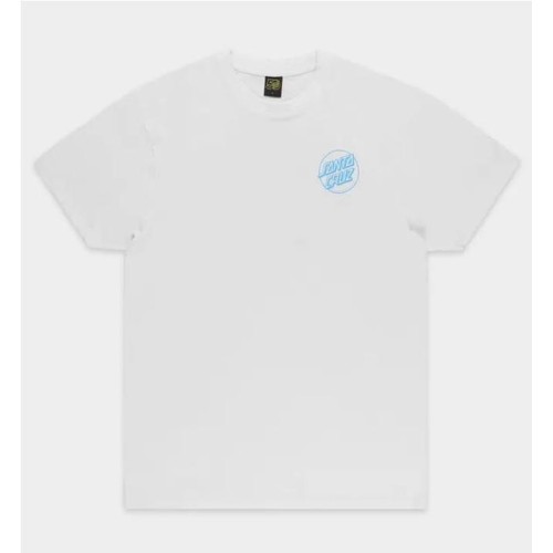 SANTA CRUZ DRESSEN MASH UP TEE BLANCO
