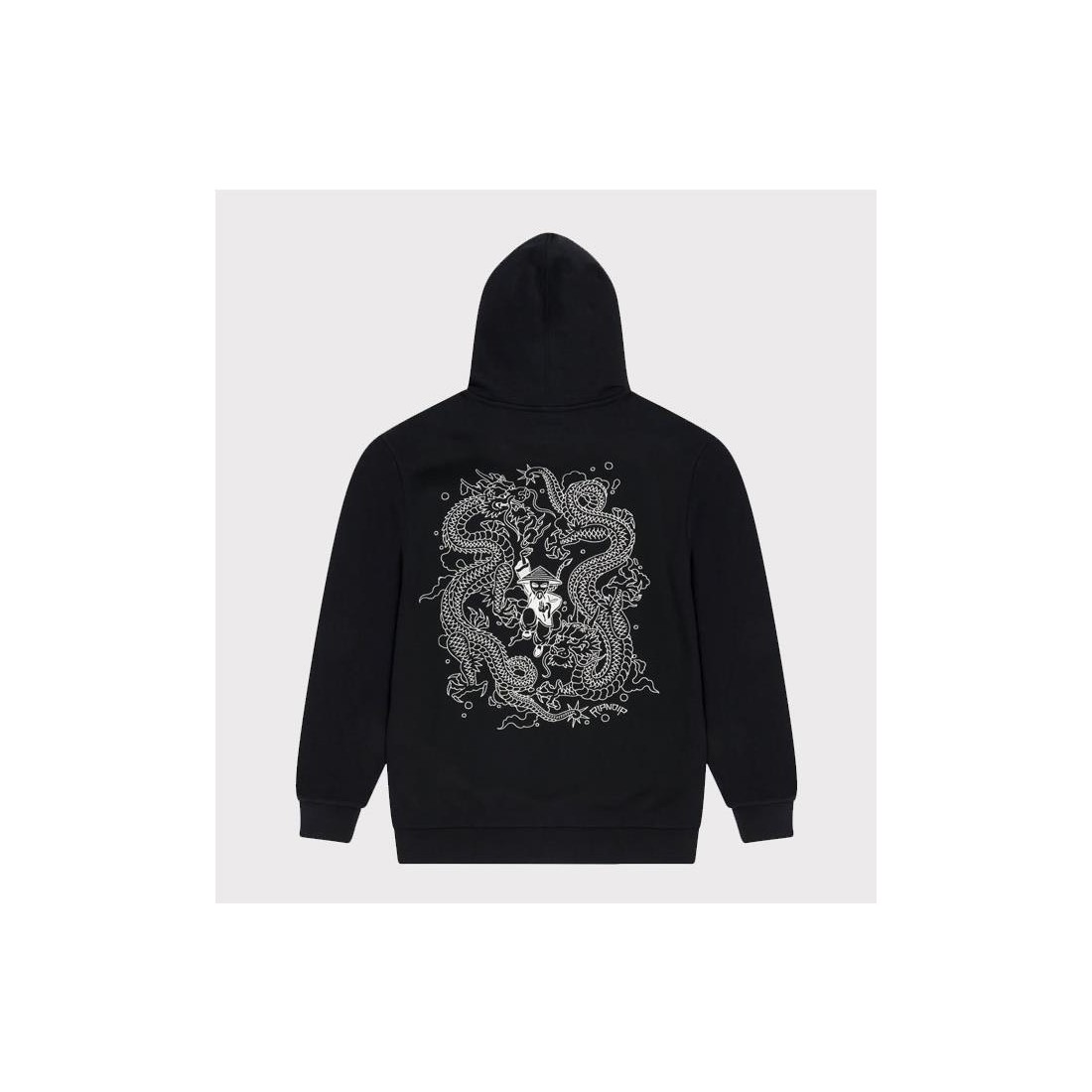 RIPNDIP RYU EMBROIDERED HOODIE NEGRO
