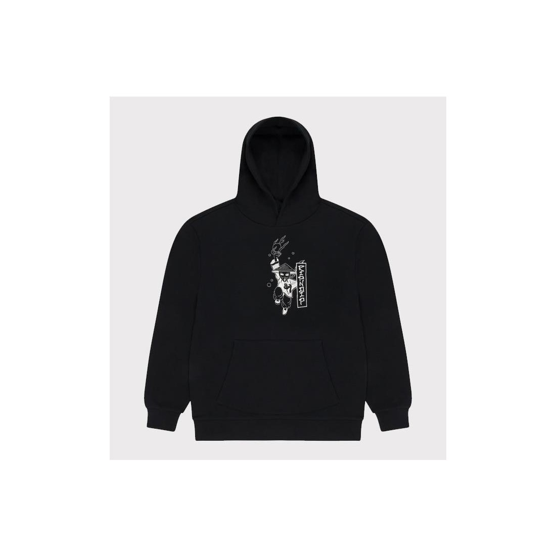 RIPNDIP RYU EMBROIDERED HOODIE NEGRO