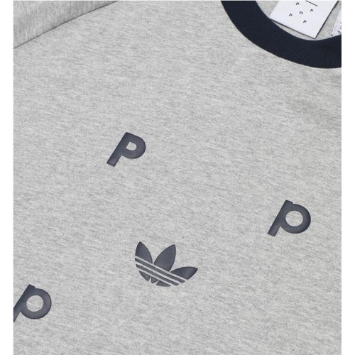 ADIDAS X POP CLASSIC TEE GRIS