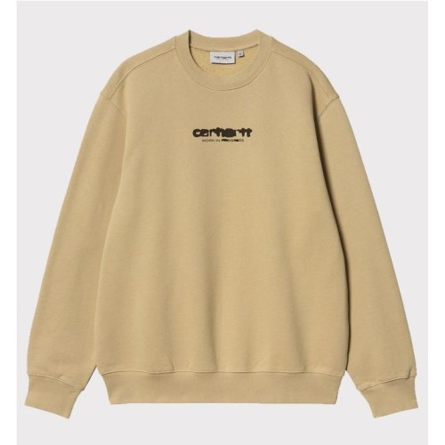 CARHARTT WIP INK BLEED SWEAT BEIGE