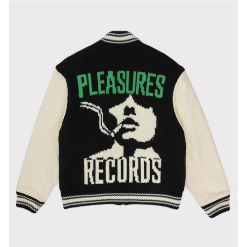 PLEASURES SMOKE KNITTED VARSTY NEGRO 2