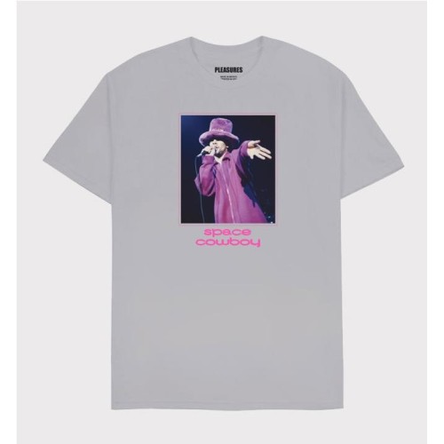 PLEASURES SPACE COWBOY TEE GRIS