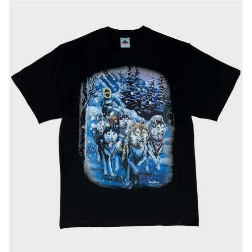 DAMAGE ALASKA TEE NEGRO