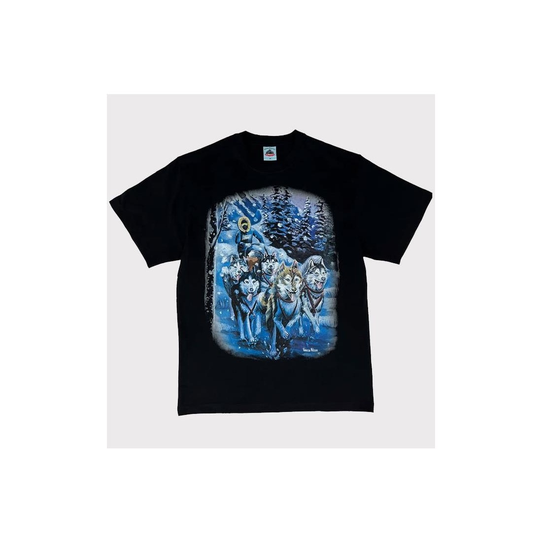 DAMAGE ALASKA TEE NEGRO