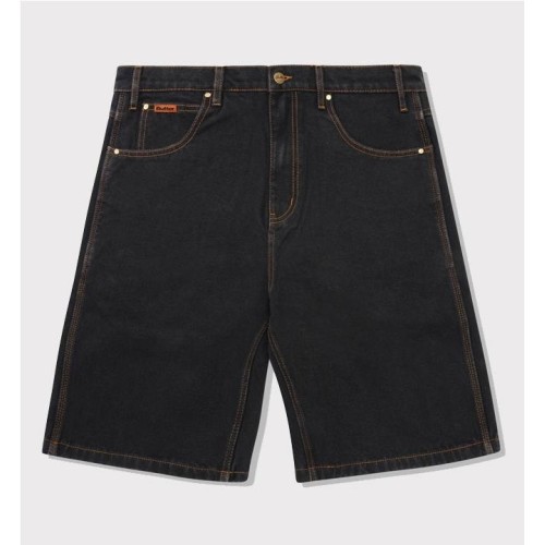 BUTTER GOODS BAGGY DEN SHORT NEGRO