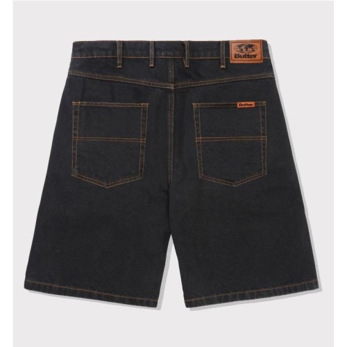 BUTTER GOODS BAGGY DEN SHORT NEGRO