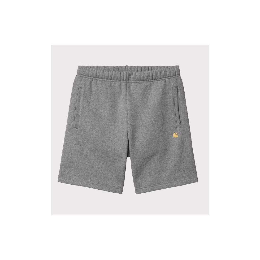 CARHARTT WIP CHASE SWEAT SHORT GRIS OSCURO