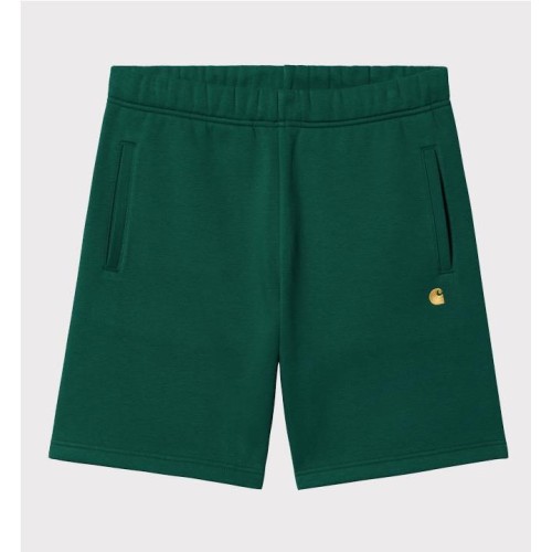 CARHARTT WIP CHASE SWEAT SHORT VERDE