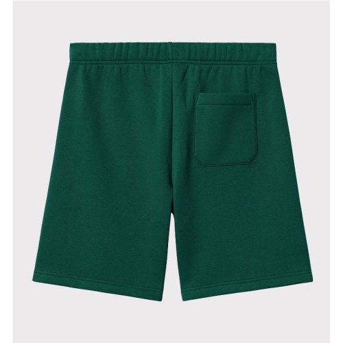 CARHARTT WIP CHASE SWEAT SHORT VERDE 2