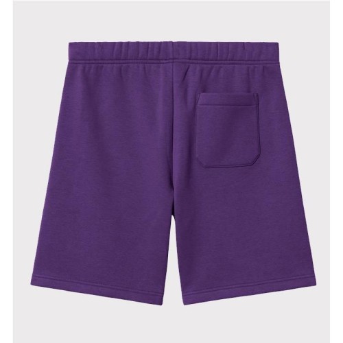 CARHARTT WIP CHASE SWEAT SHORT VIOLETA 2