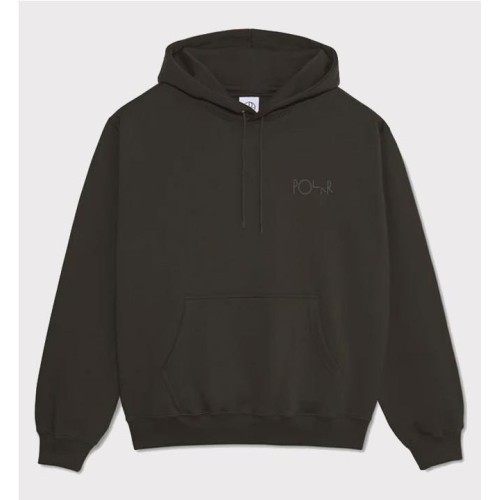 POLAR STROKE LOGO DAVE HOODIE NEGRO 2