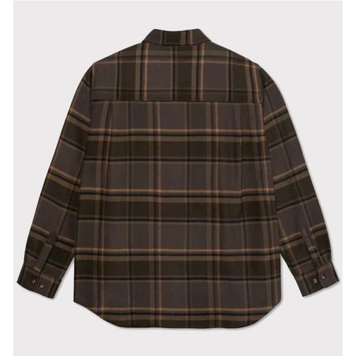 POLAR MIKE LS SHIRT MARRON 2