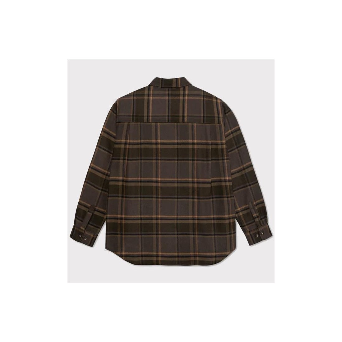 POLAR MIKE LS SHIRT MARRON