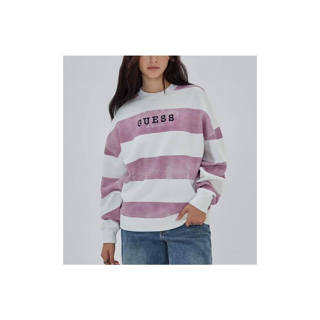 GUESS GO FOAM LOGO OVERSIZE ROSADO