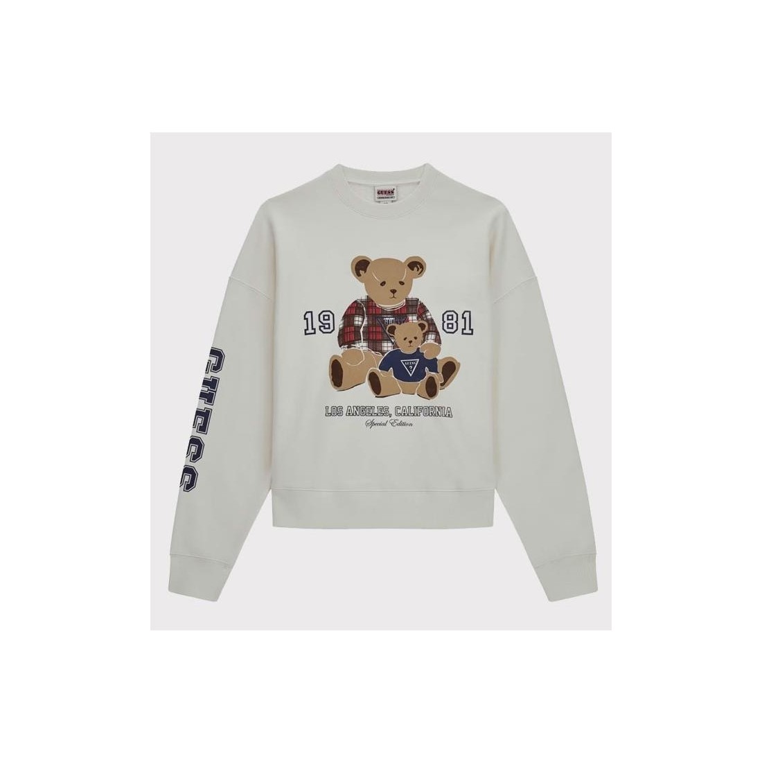 GUESS GO BEAR OVERSIZE BEIGE