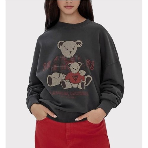 GUESS GO BEAR OVERSIZE NEGRO