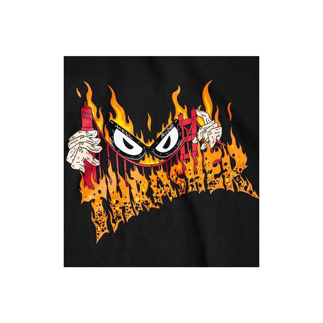 THRASHER SUCKA FREE TEE NEGRO