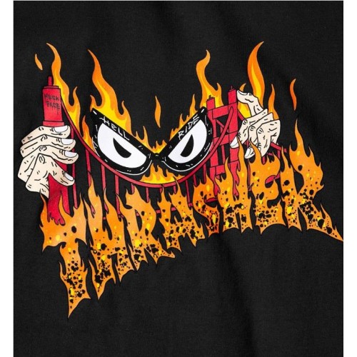 THRASHER SUCKA FREE TEE NEGRO