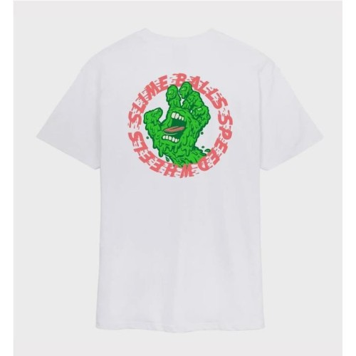 SANTA CRUZ SB HAND TEE BLANCO 2