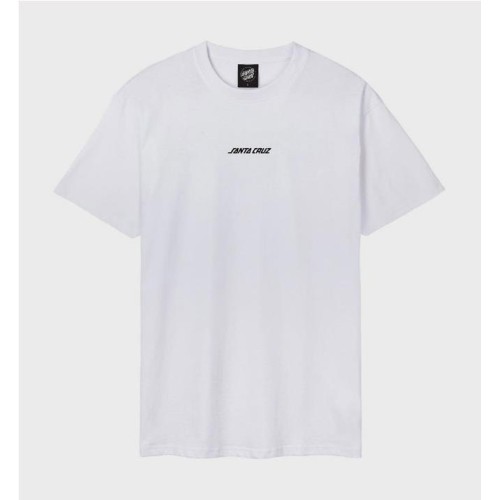 SANTA CRUZ SCREAMING FLASH TEE BLANCO