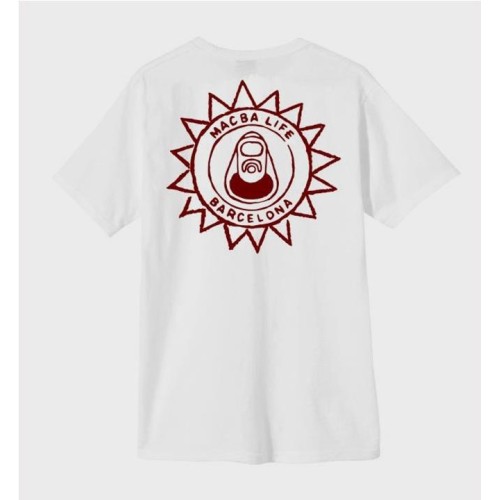 MACBA LIFE SUN LOGO TEE BLANCO