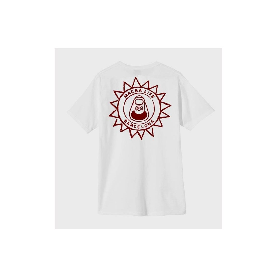 MACBA LIFE SUN LOGO TEE BLANCO