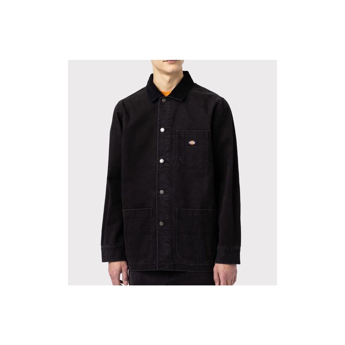 DICKIES DUCK LINED CHORE JKT NEGRO
