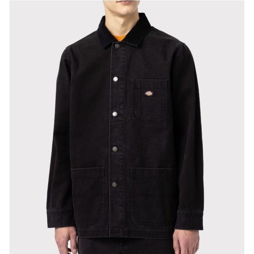 DICKIES DUCK LINED CHORE JKT NEGRO