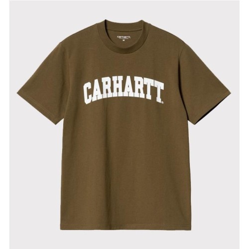 CARHARTT WIP UNIVERSITY TEE MARRON