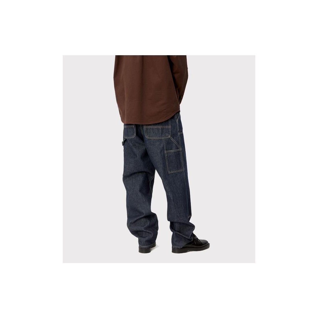 CARHARTT WIP DOUBLE KNEE PANT AZUL OSCURO