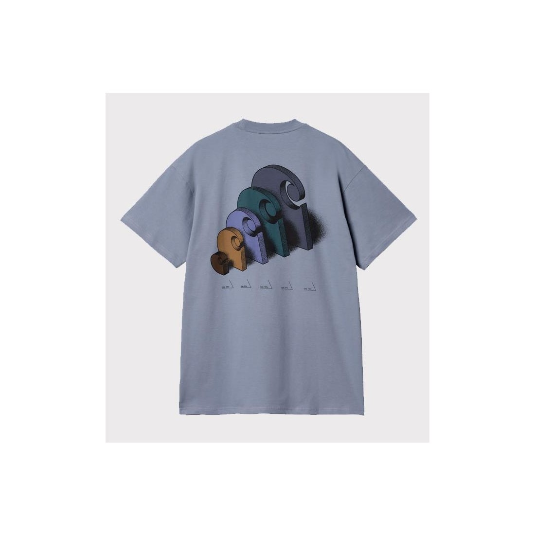 CARHARTT WIP DIAGRAM C TEE AZUL