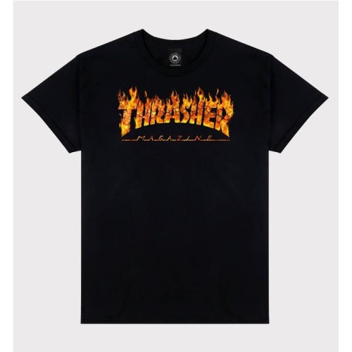 THRASHER INFERNO TEE NEGRO
