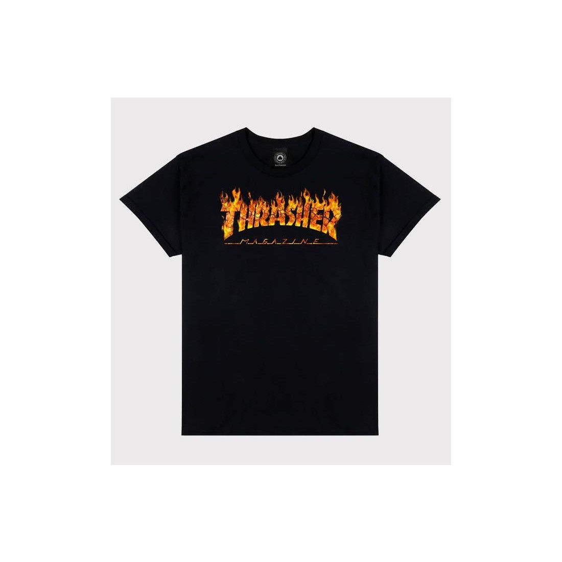 THRASHER INFERNO TEE NEGRO