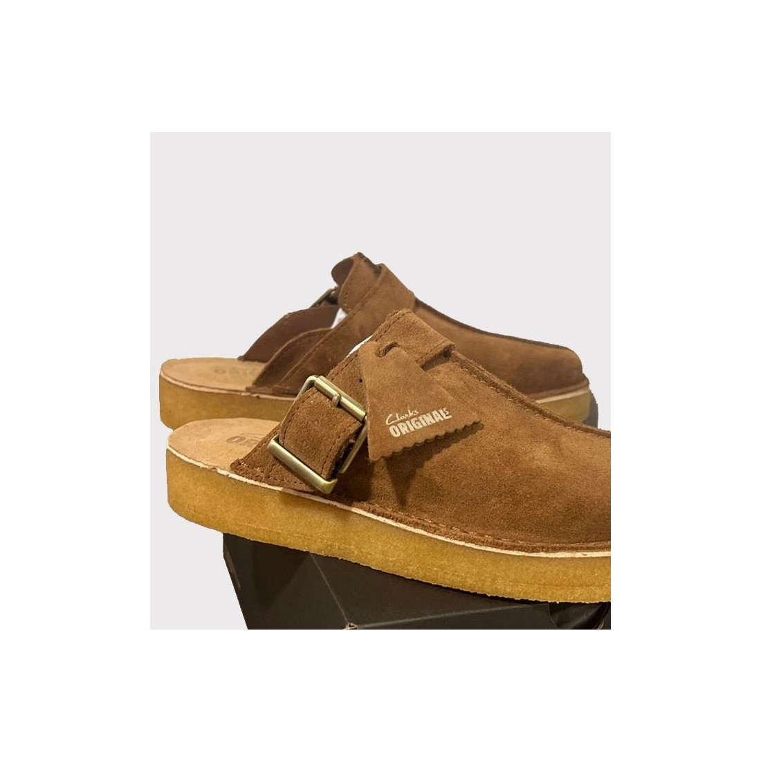 CLARKS TREK MULE MARRON