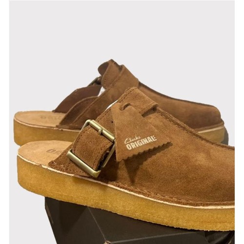 CLARKS TREK MULE MARRON