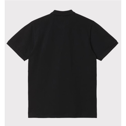 CARHARTT WIP CHASE PIQUE POLO NEGRO 2