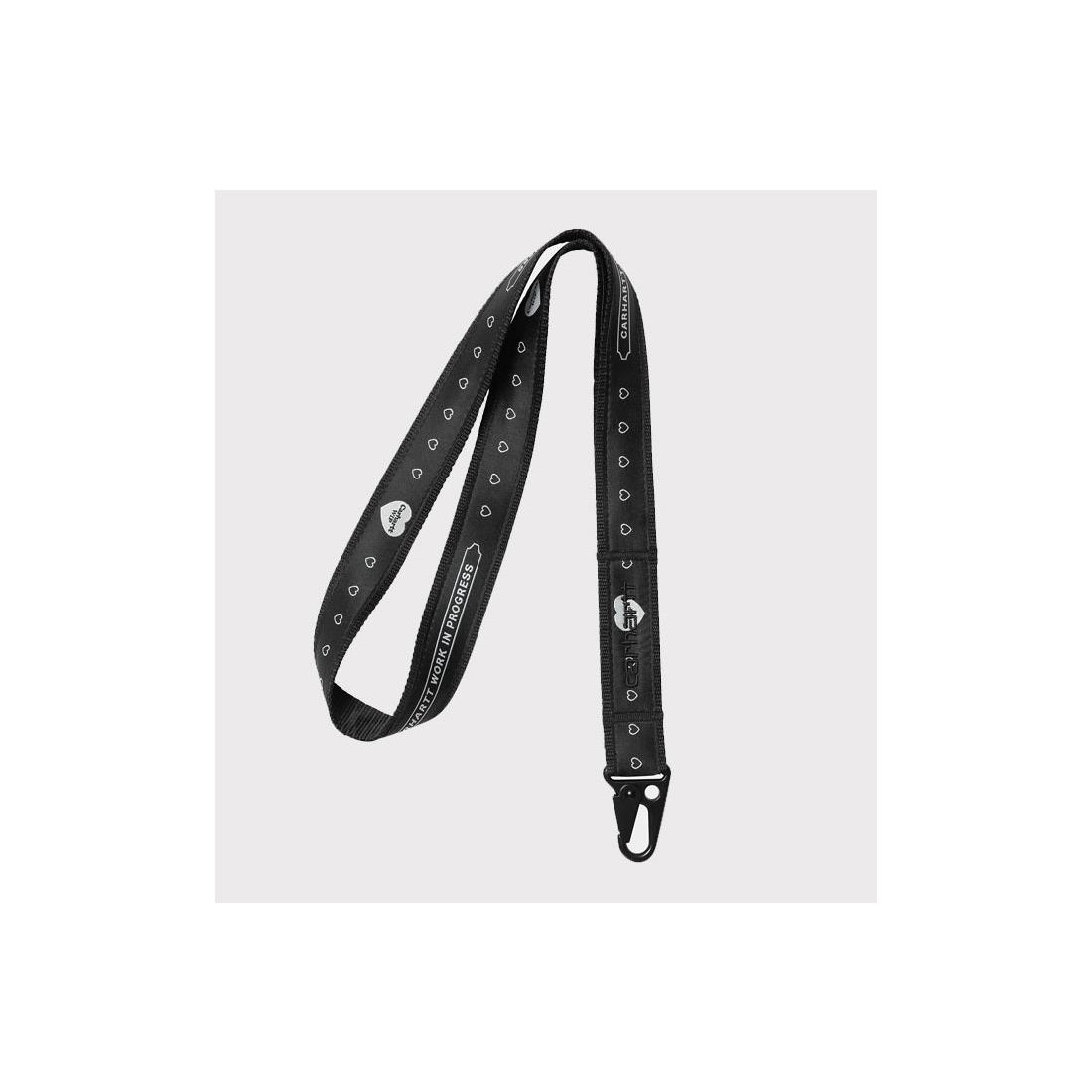 CARHARTT WIP HEART KEYCHAIN NEGRO