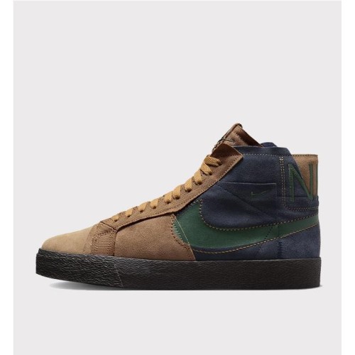 NIKE SB ZOOM BLAZER MID PRM MARRON