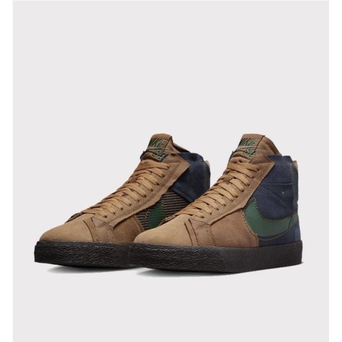 NIKE SB ZOOM BLAZER MID PRM MARRON