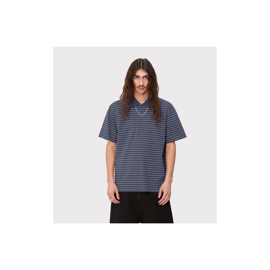CARHARTT WIP CASON POLO AZUL