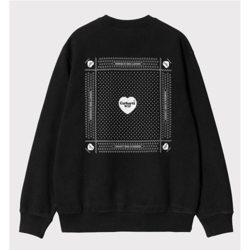 CARHARTT WIP HEART BANDANA NEGRO 2