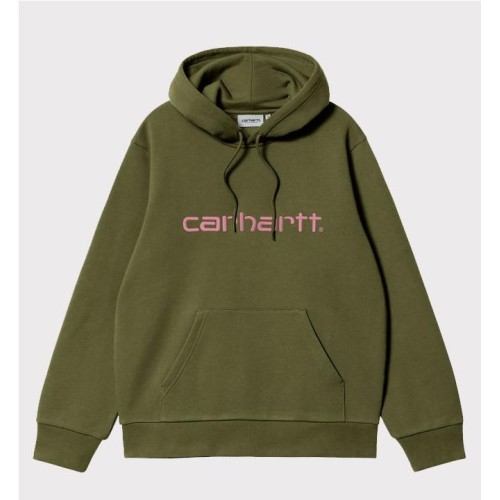 CARHARTT WIP HOODED SWEAT VERDE