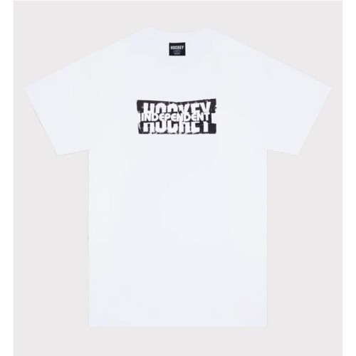 HOCKEY X INDEPENDENT DECAL TEE BLANCO