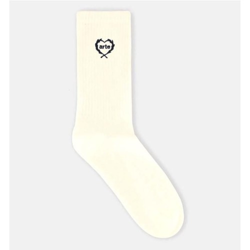 ARTE SMALL HEART SOCKS BEIGE