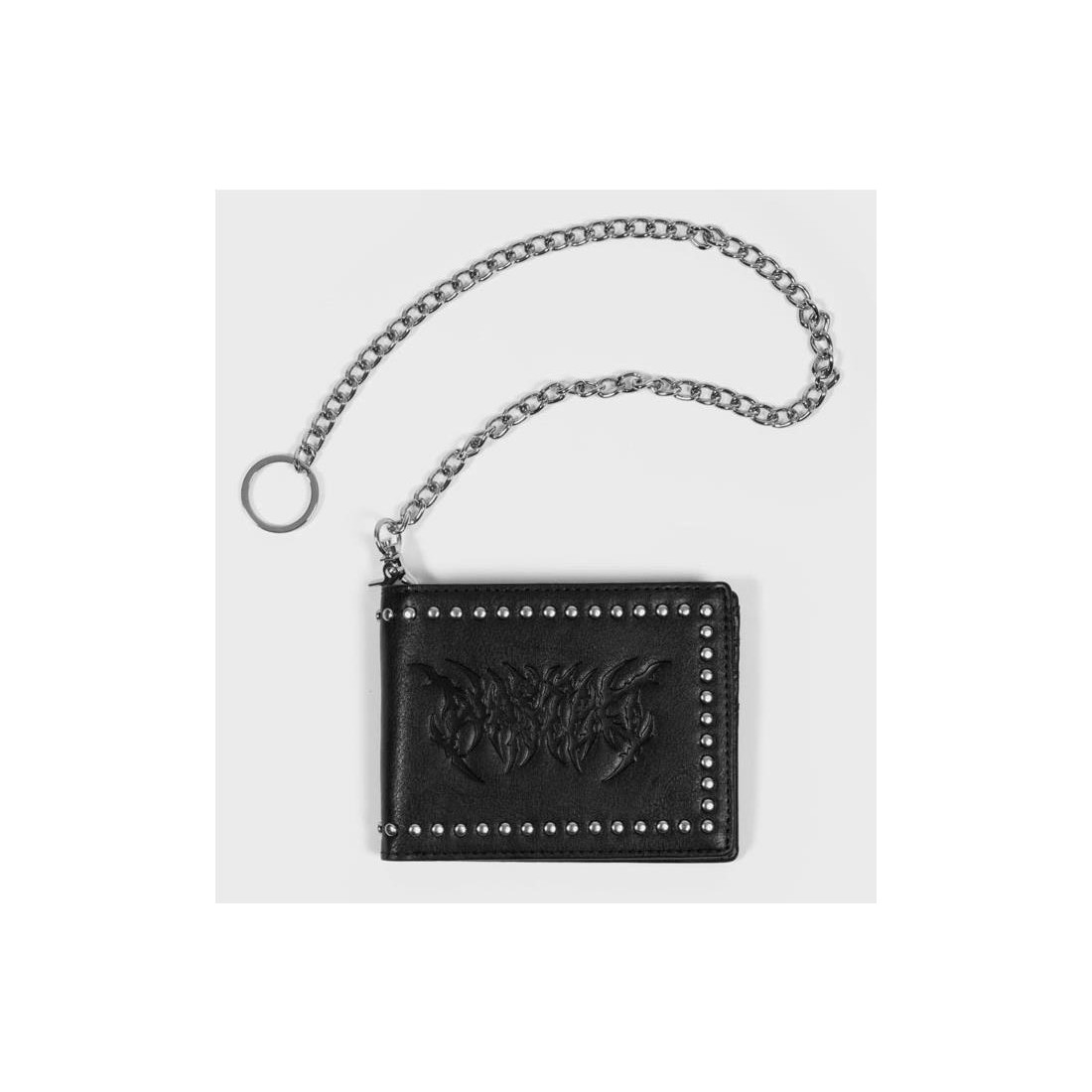 WASTED PARIS CHAIN WALLET NEGRO