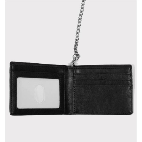 WASTED PARIS CHAIN WALLET NEGRO
